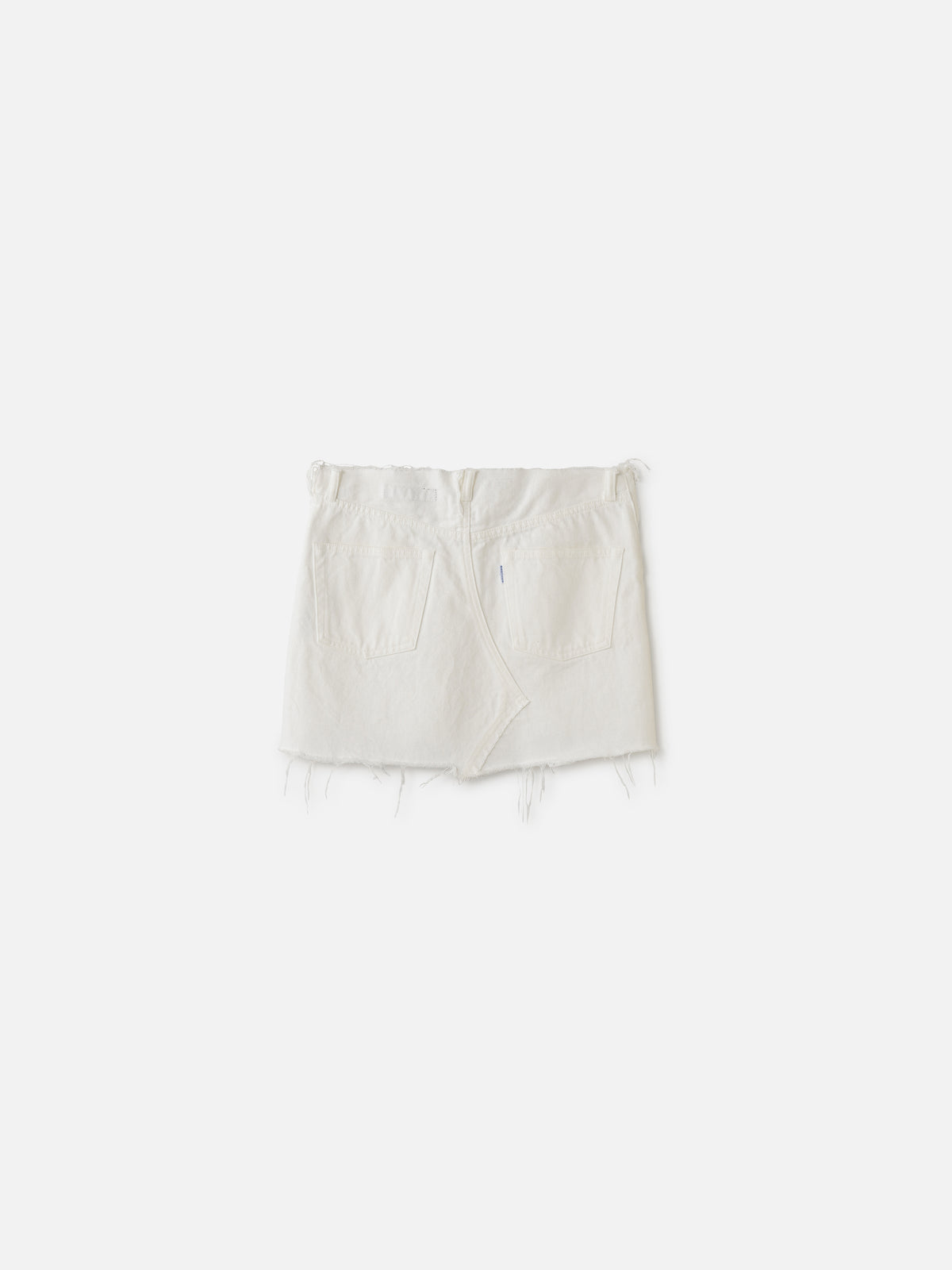 5-POCKET DENIM MINI SKIRT (WHT)