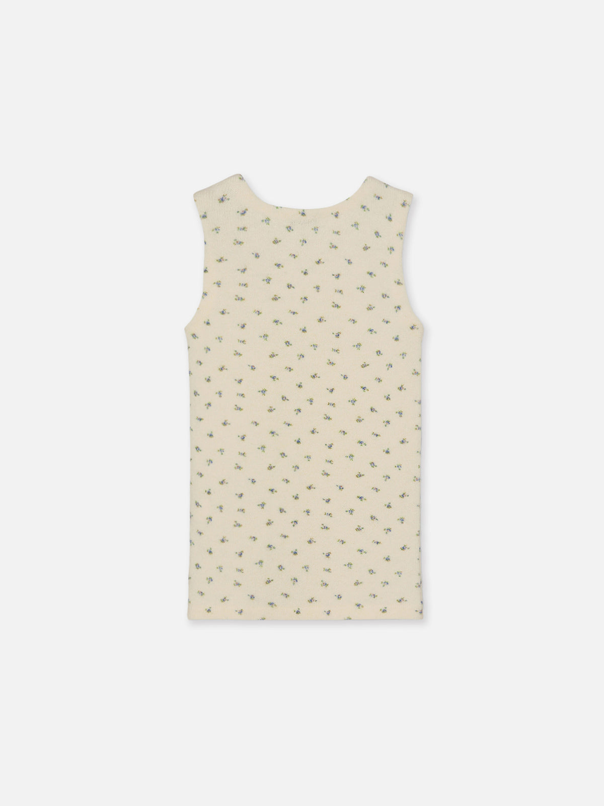 FLOWER PRINT AMERICAN SLEEVE TANK