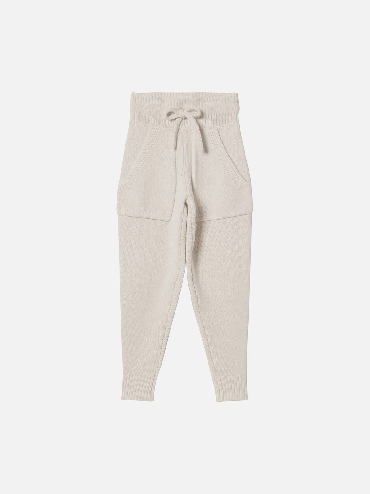 PANTALON DE JOGGING EN CACHEMIRE AVEC CORDON DE SERRAGE