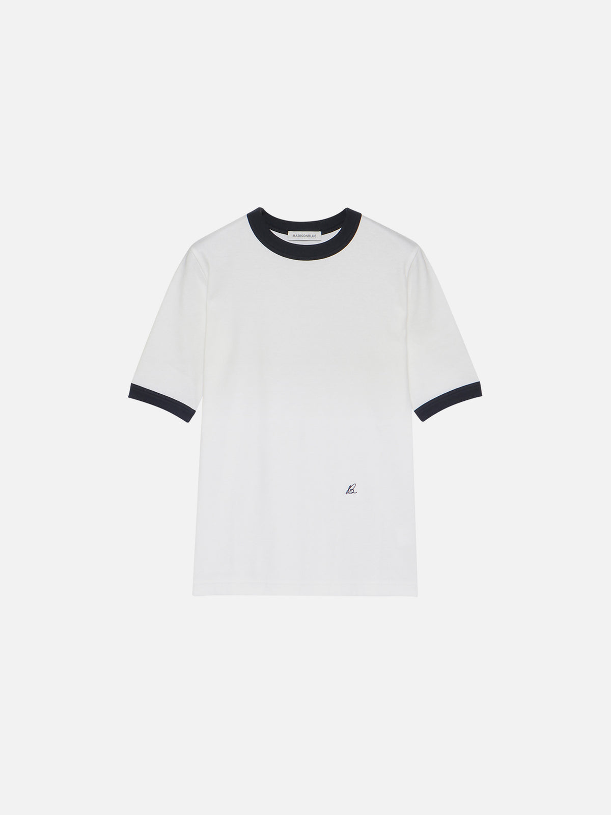 BI-COLOR TRIM CREW NECK TEE MNS