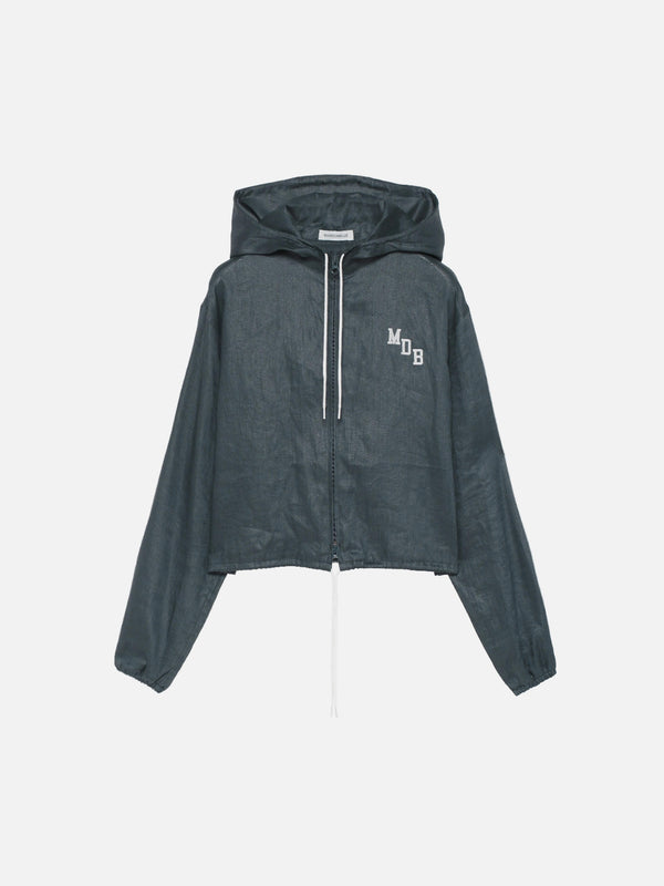 ZIP UP COLLEGE PARKA LINEN
