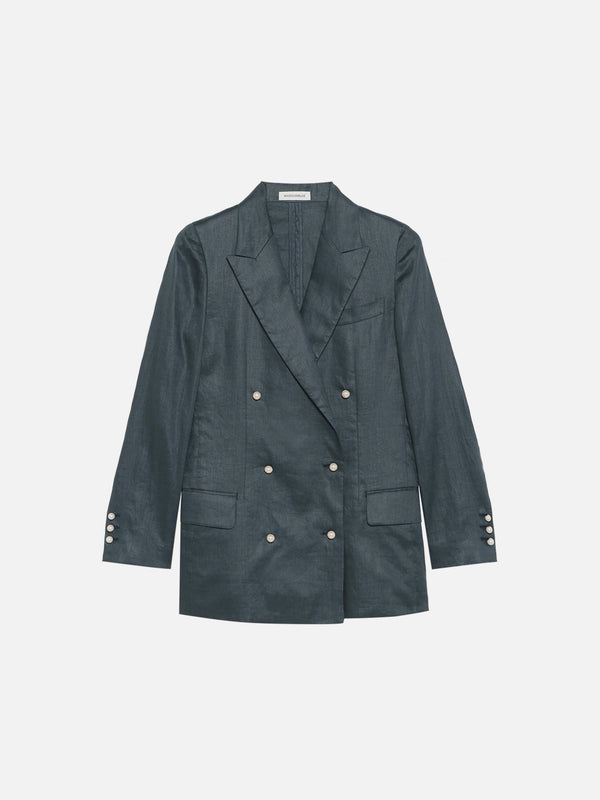 UNLINED BLEECKER W6B BLAZER LINEN MNS