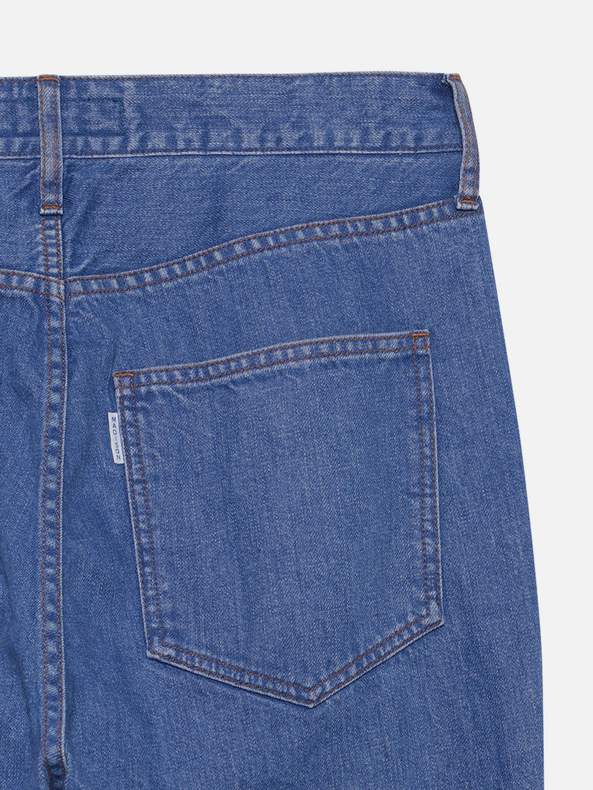 CENTER CREASE FLARE PANTS DENIM