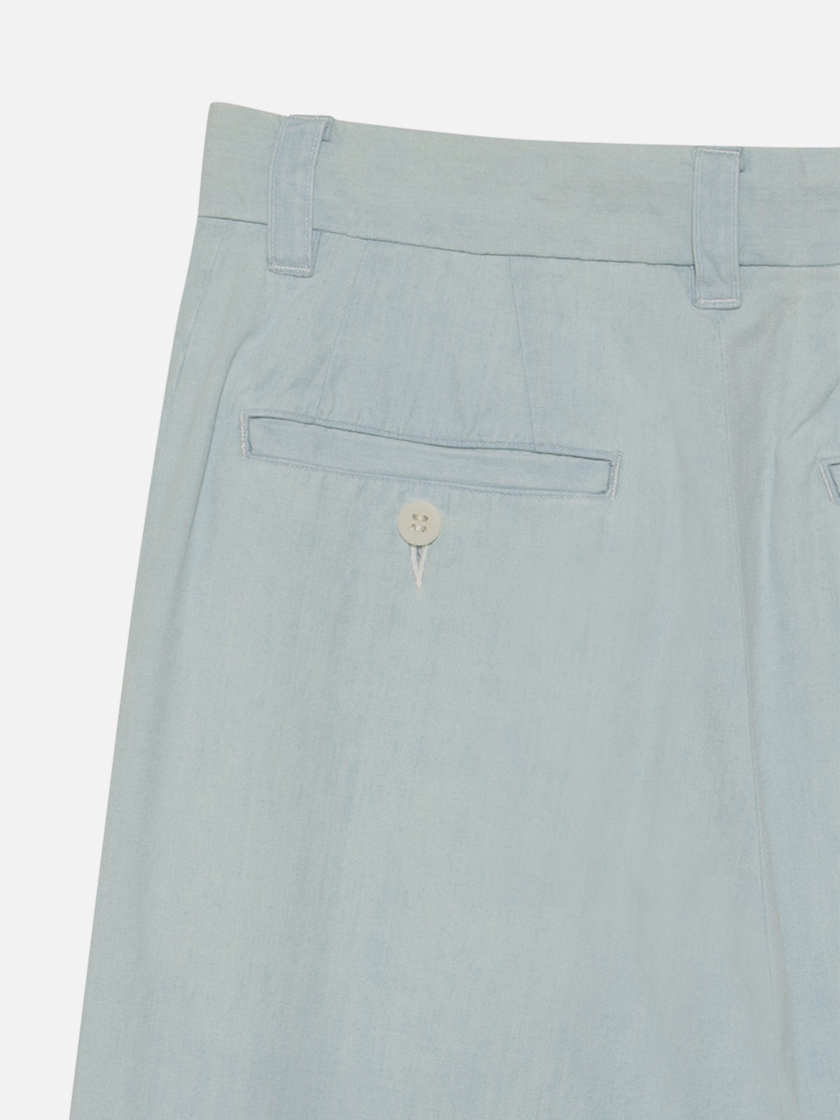 PLEATED WIDE LEG PT CHAMBRAY（VW）