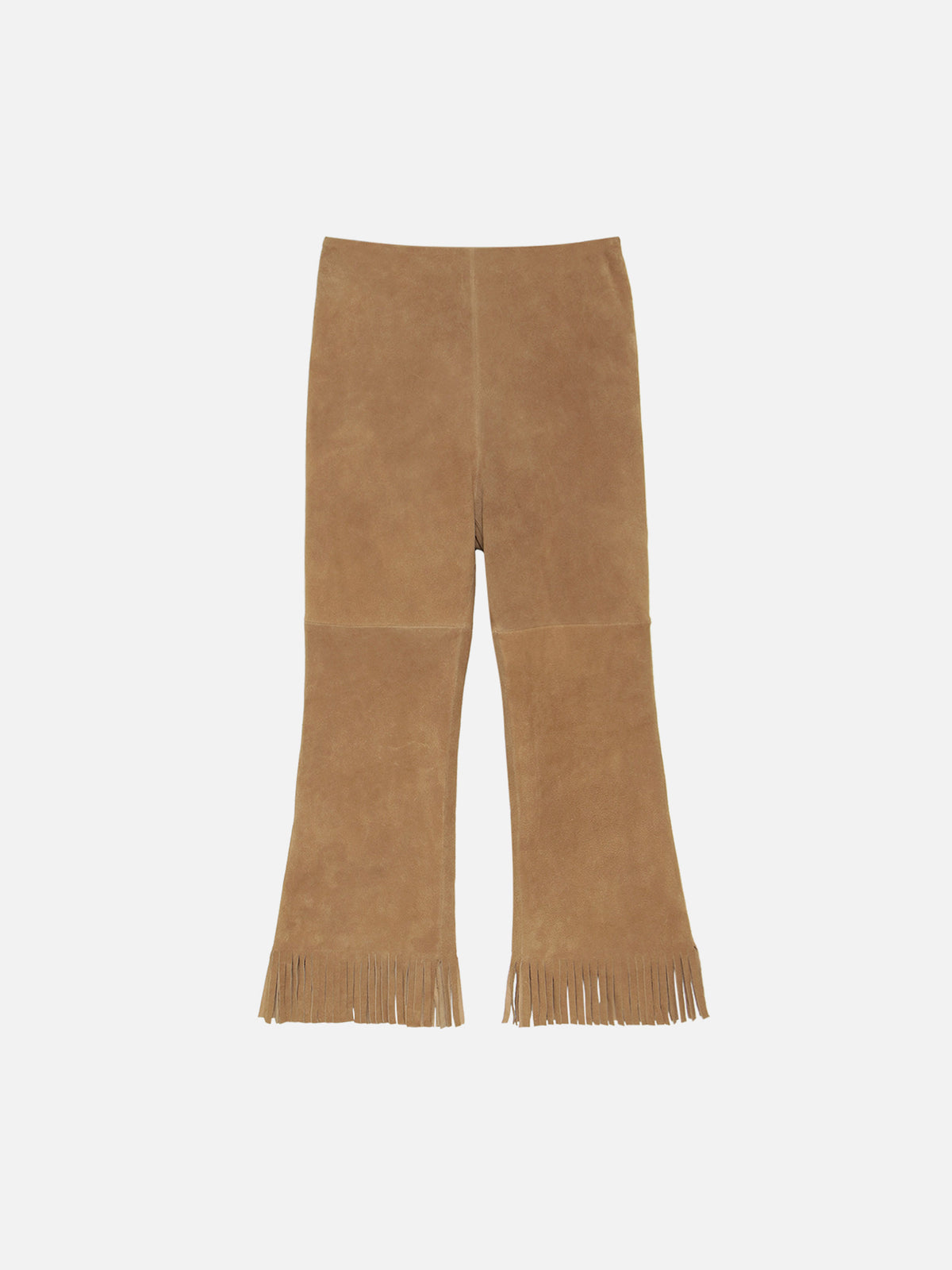 PANTALON À FRANGES EN DAIM