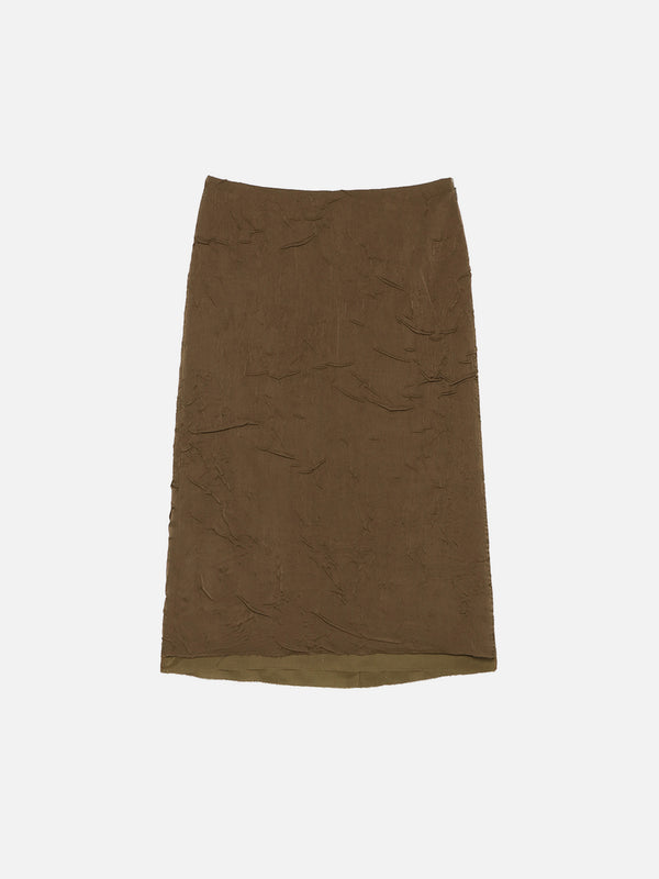LOW WAIST SATIN SKIRT