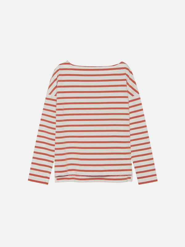 BOAT NECK TEE BORDER