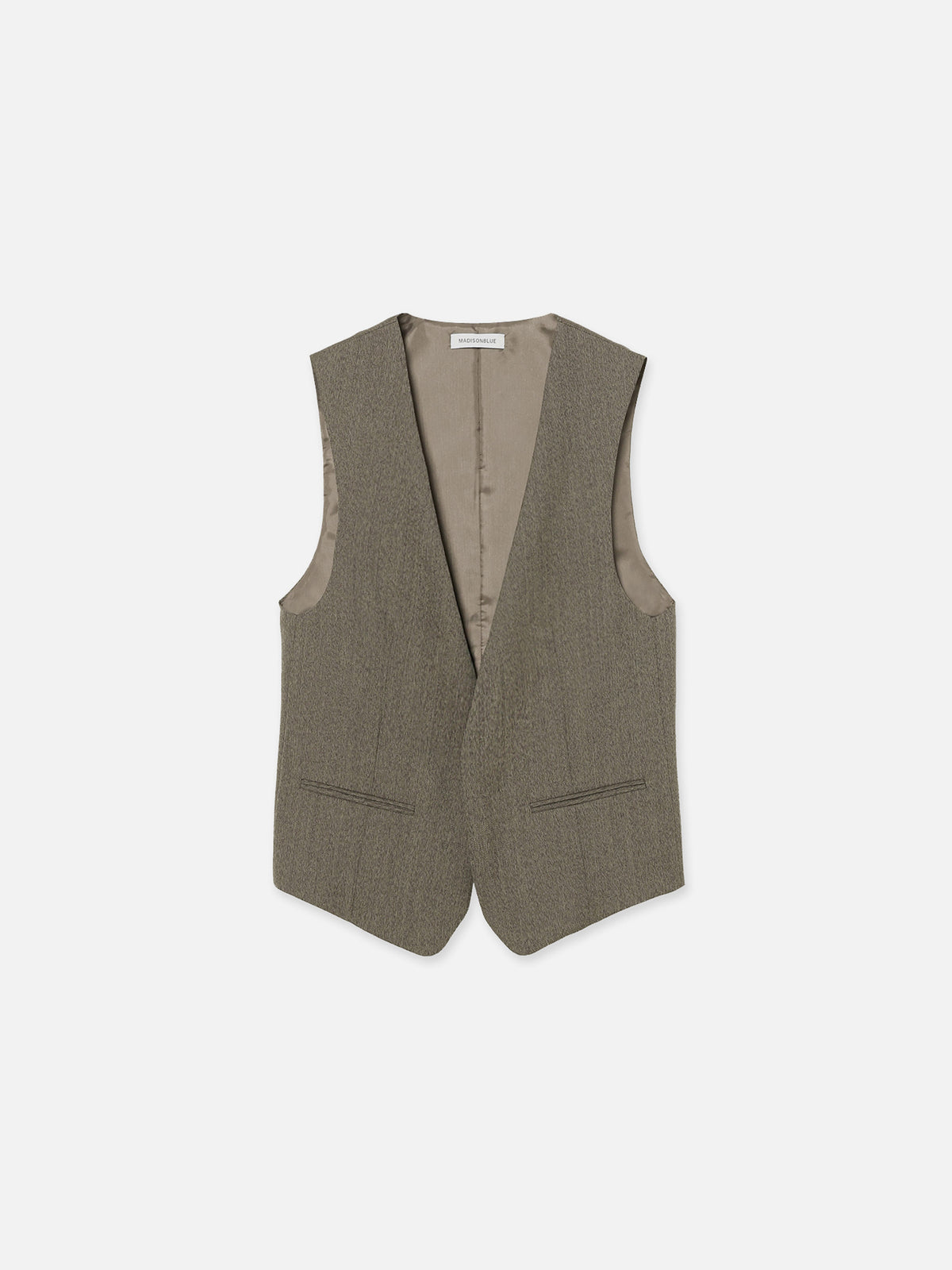 GILET SANS BOUTONS CHEVRONS