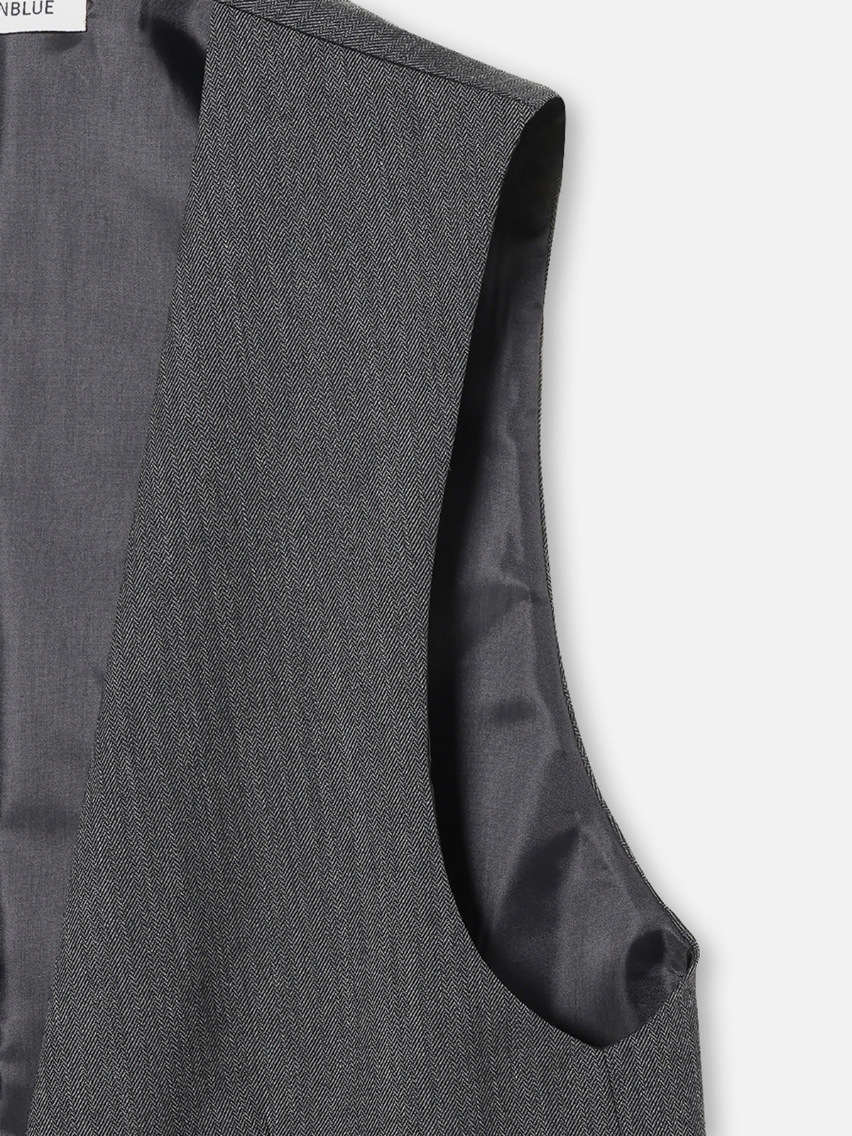 GILET SANS BOUTONS CHEVRONS