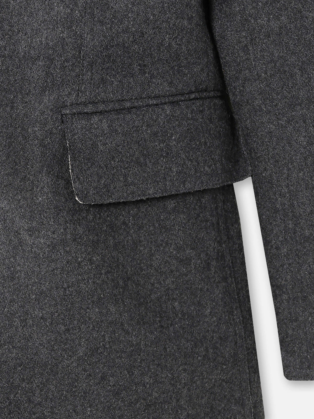 VESTE UNIE À COL MONTANT HOMME