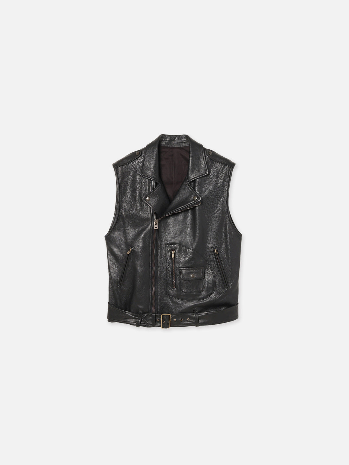 GILET EN CUIR RIDERS POUR HOMME