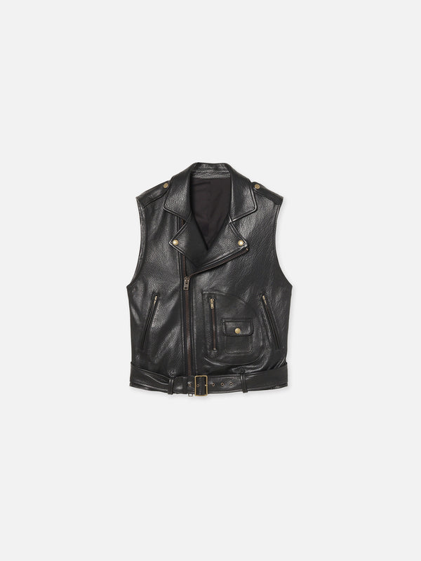 RIDERS VEST LEATHER
