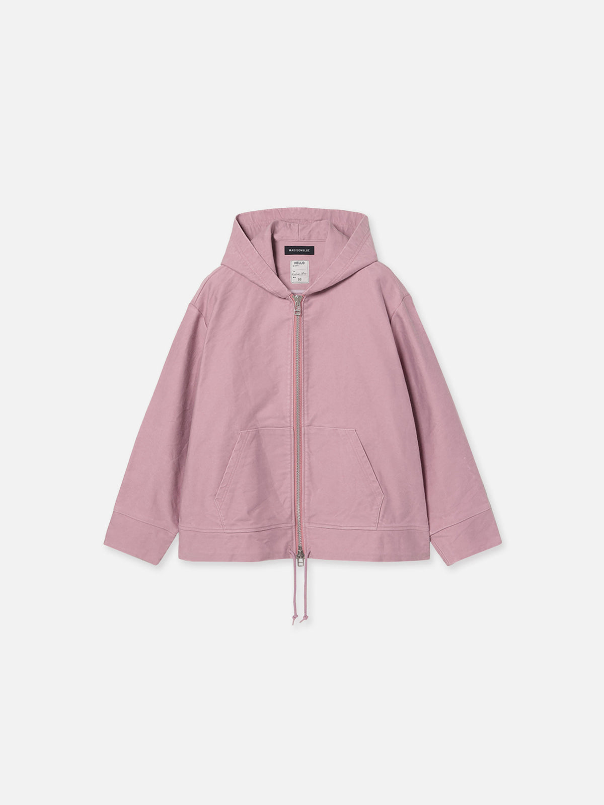 MOLESKIN ZIP UP HOODIE
