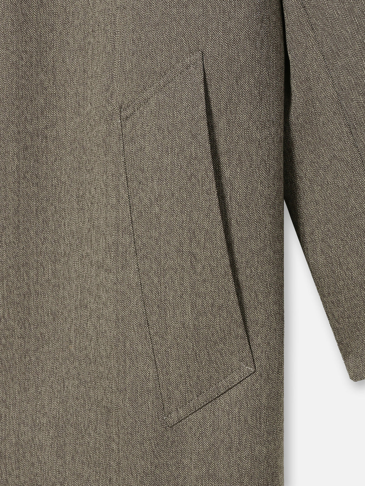 SHOP COAT HERRINGBONE