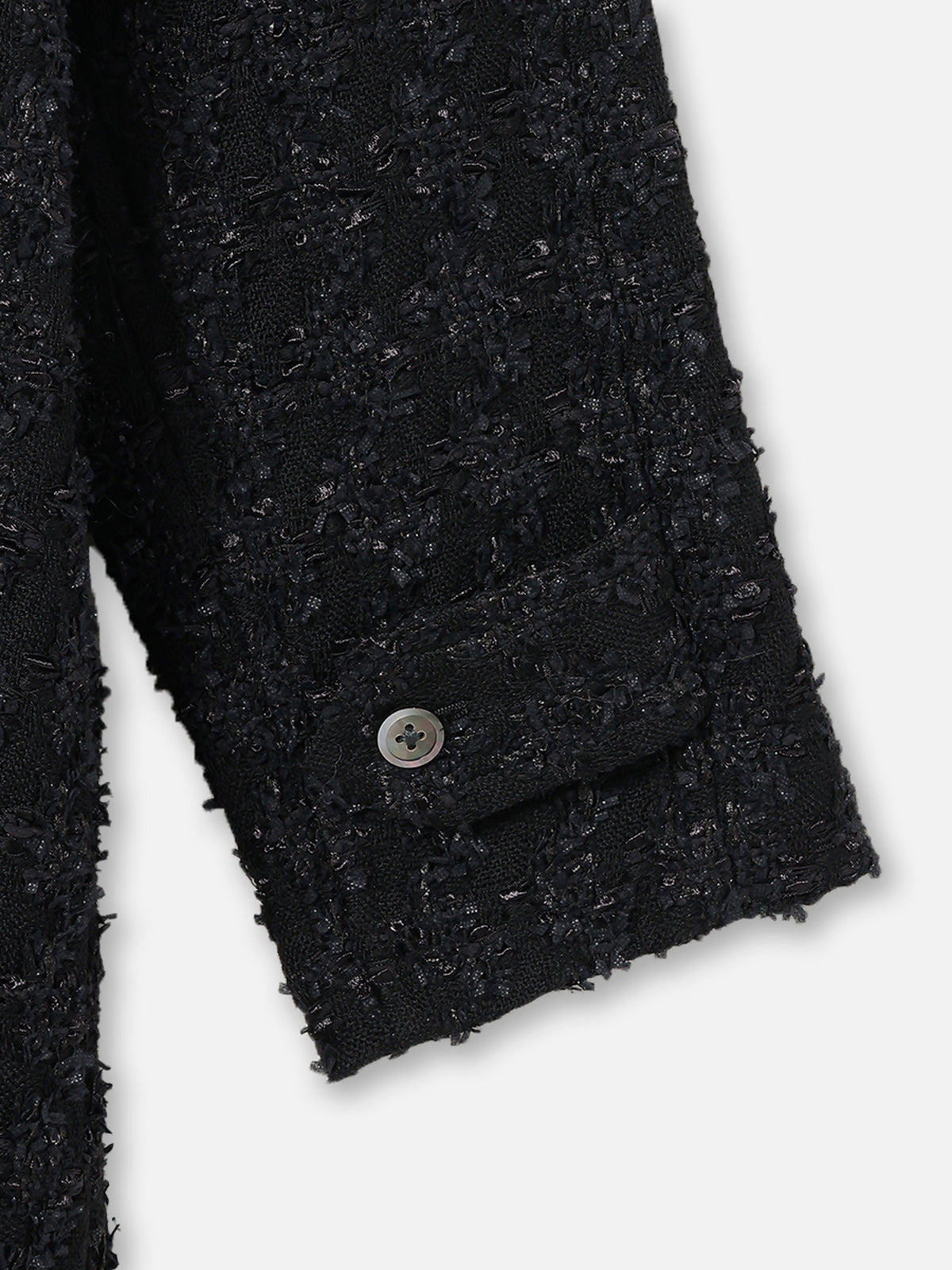 MANTEAU COL CHEMISIER EN TWEED
