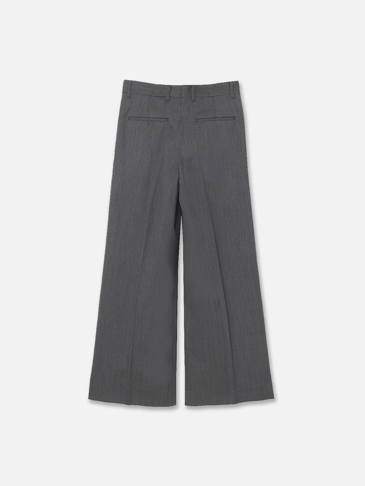 PANTALON LARGE À PLIS CHEVRON