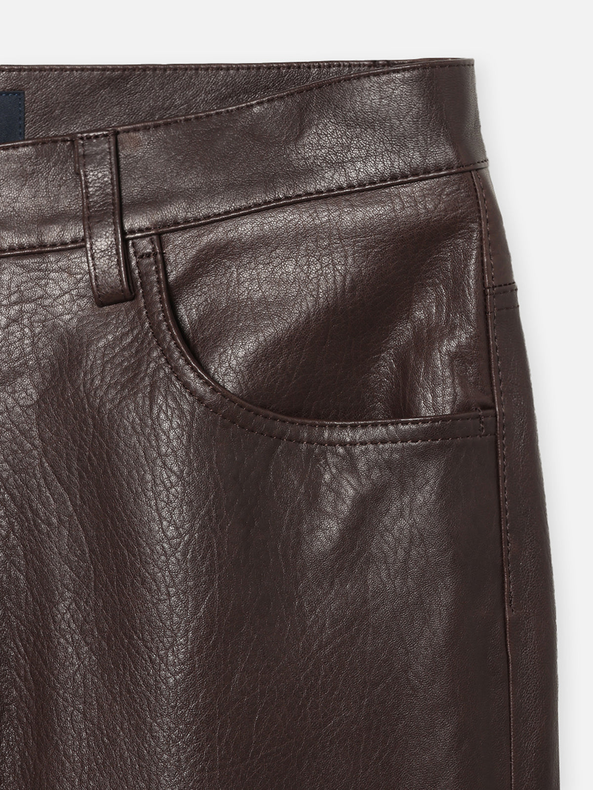 STRAIGHT PANTS LEATHER MNS
