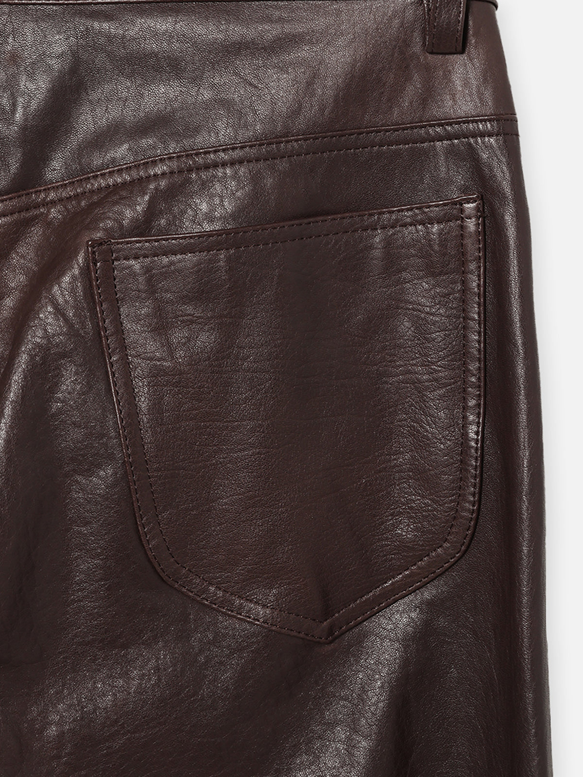 STRAIGHT PANTS LEATHER MNS