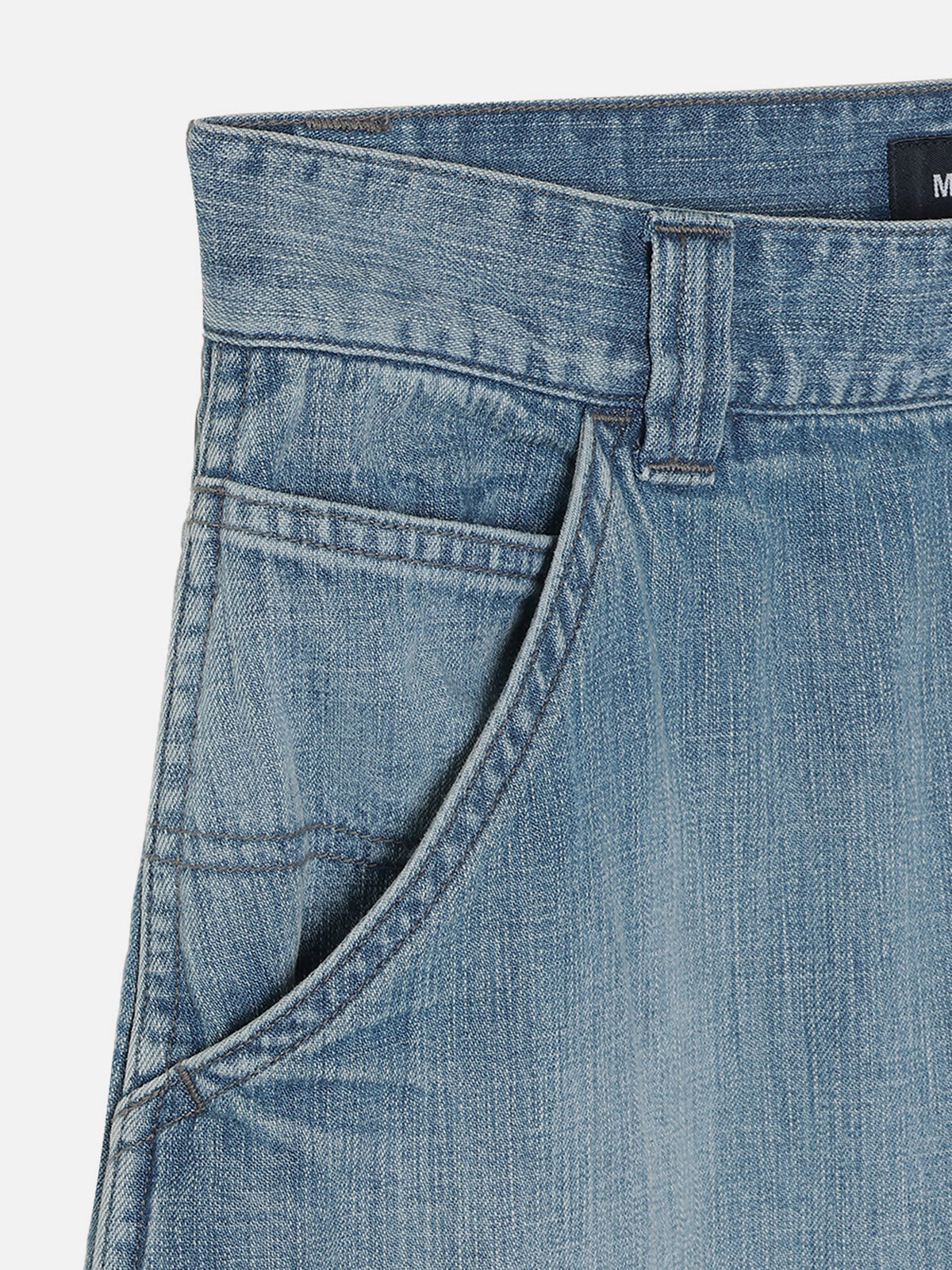 SHORT DE PEINTRE EN JEAN