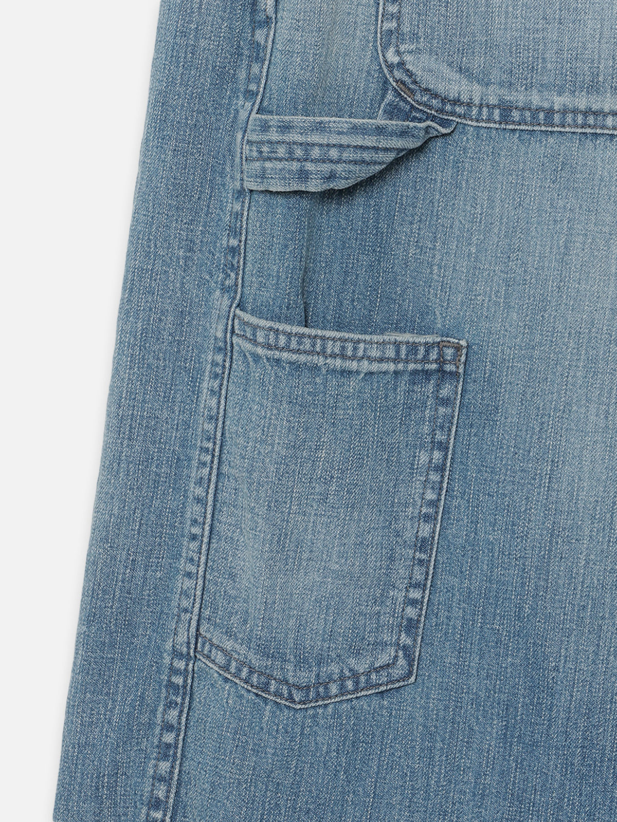 SHORT DE PEINTRE EN JEAN