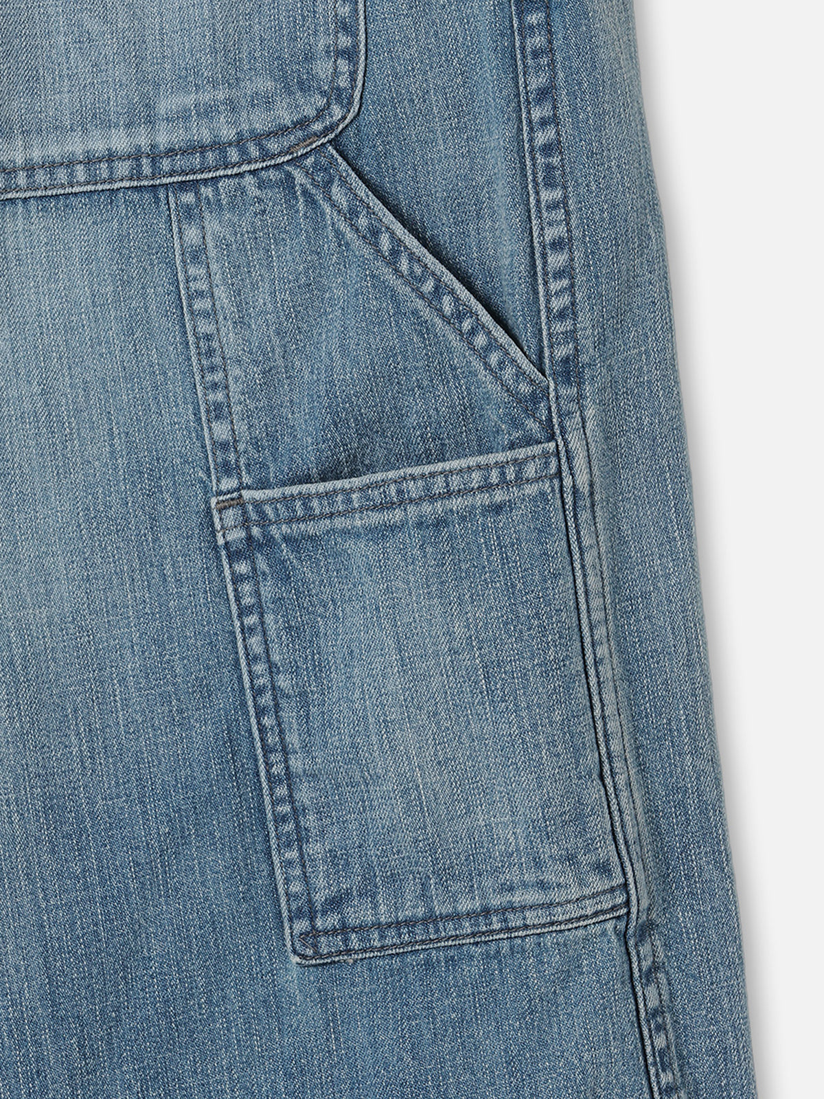 SHORT DE PEINTRE EN JEAN