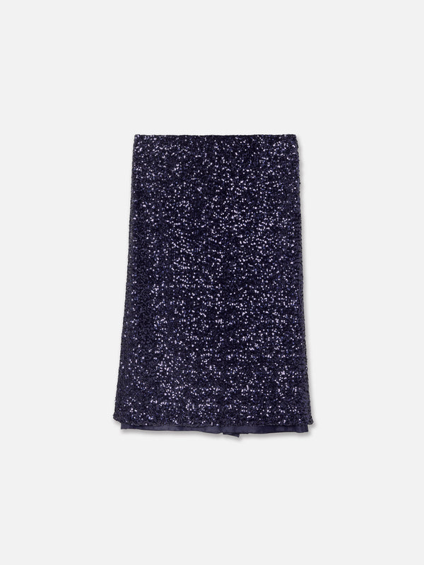 LOW WAIST STRAIGHT SK SPANGLE