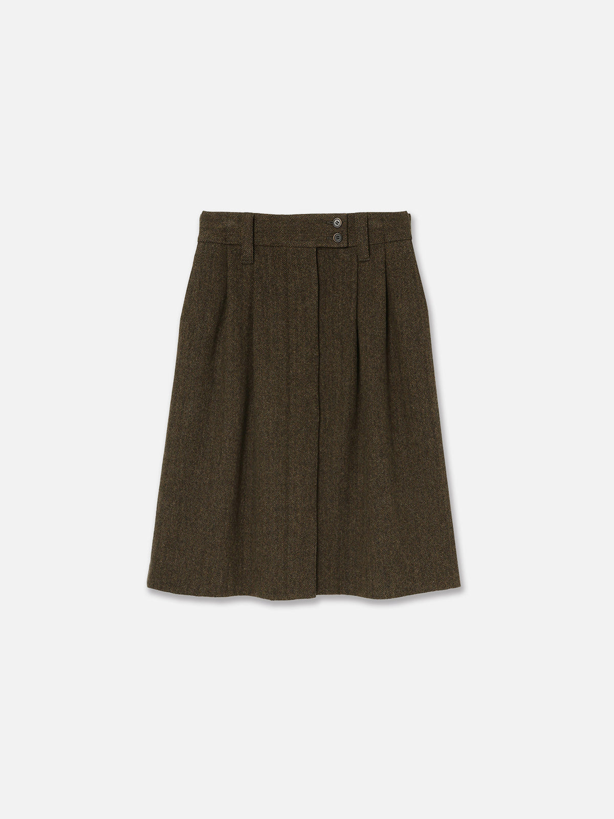 SLACKS REMAKE MIDDLE SK HERRINGBONE