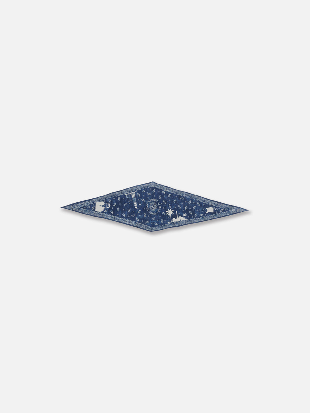 FOULARD GRAPHIC DIAMANTS ET PAISLEY