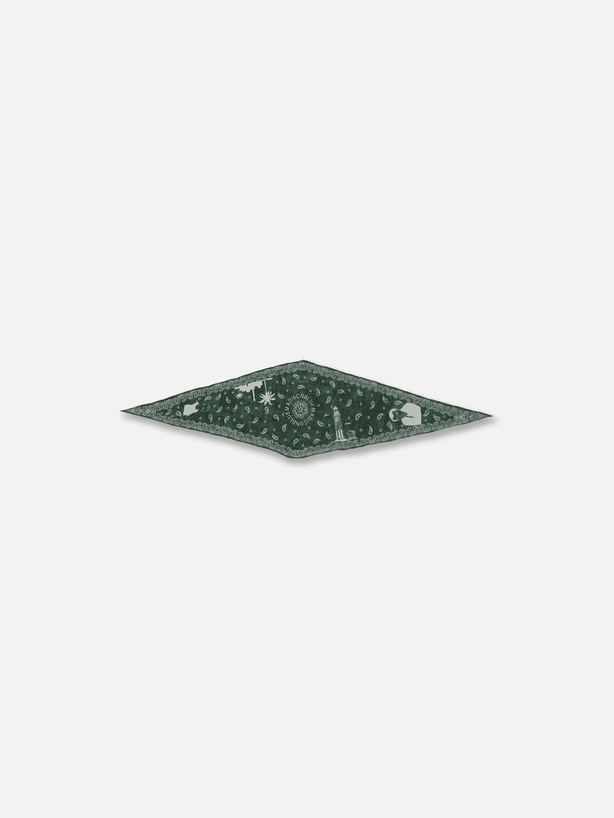 FOULARD GRAPHIC DIAMANTS ET PAISLEY