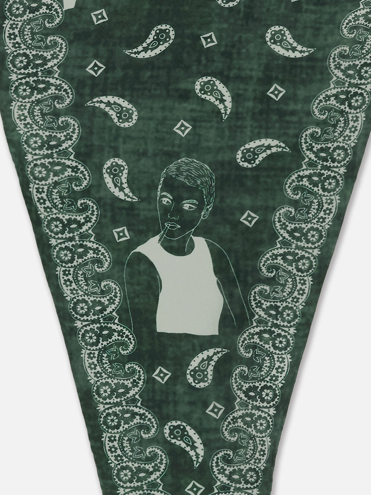 FOULARD GRAPHIC DIAMANTS ET PAISLEY