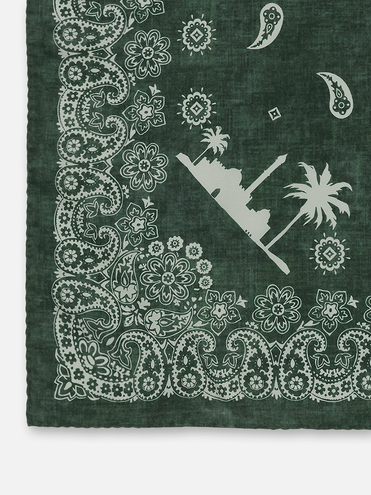 GRAPHIC PAISLEY SCARF LARGE
