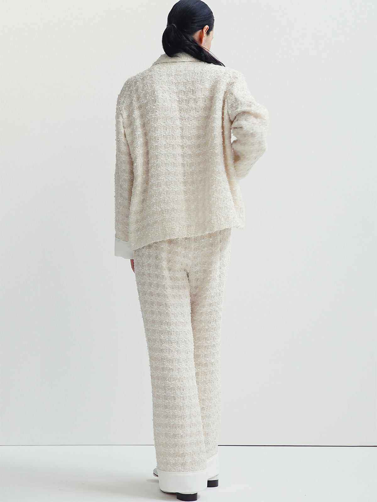 PANTALON DE PYJAMA EN TWEED