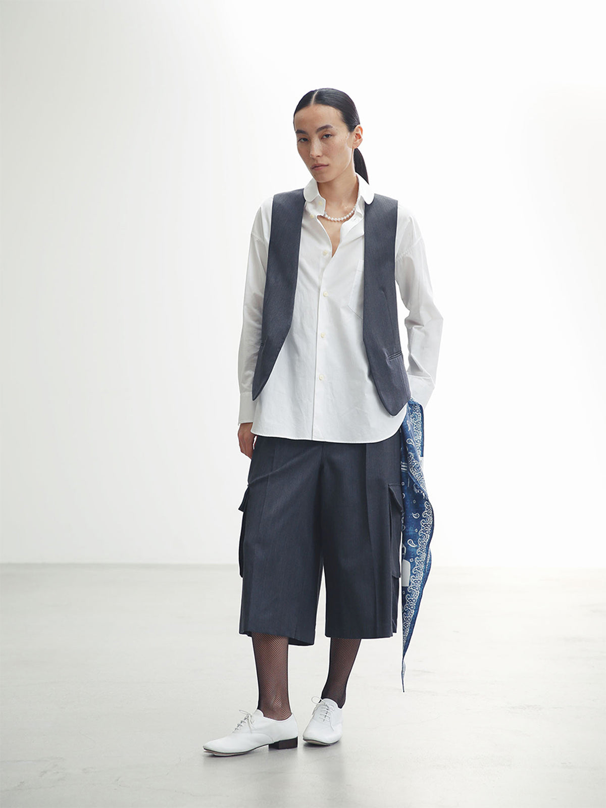 GILET SANS BOUTONS CHEVRONS