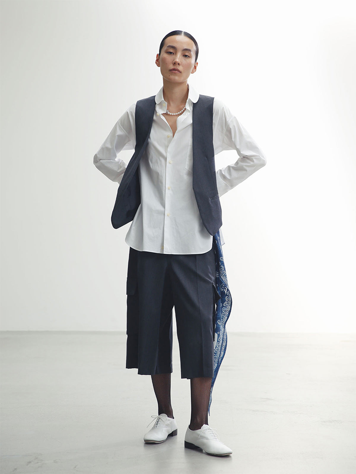 GILET SANS BOUTONS CHEVRONS