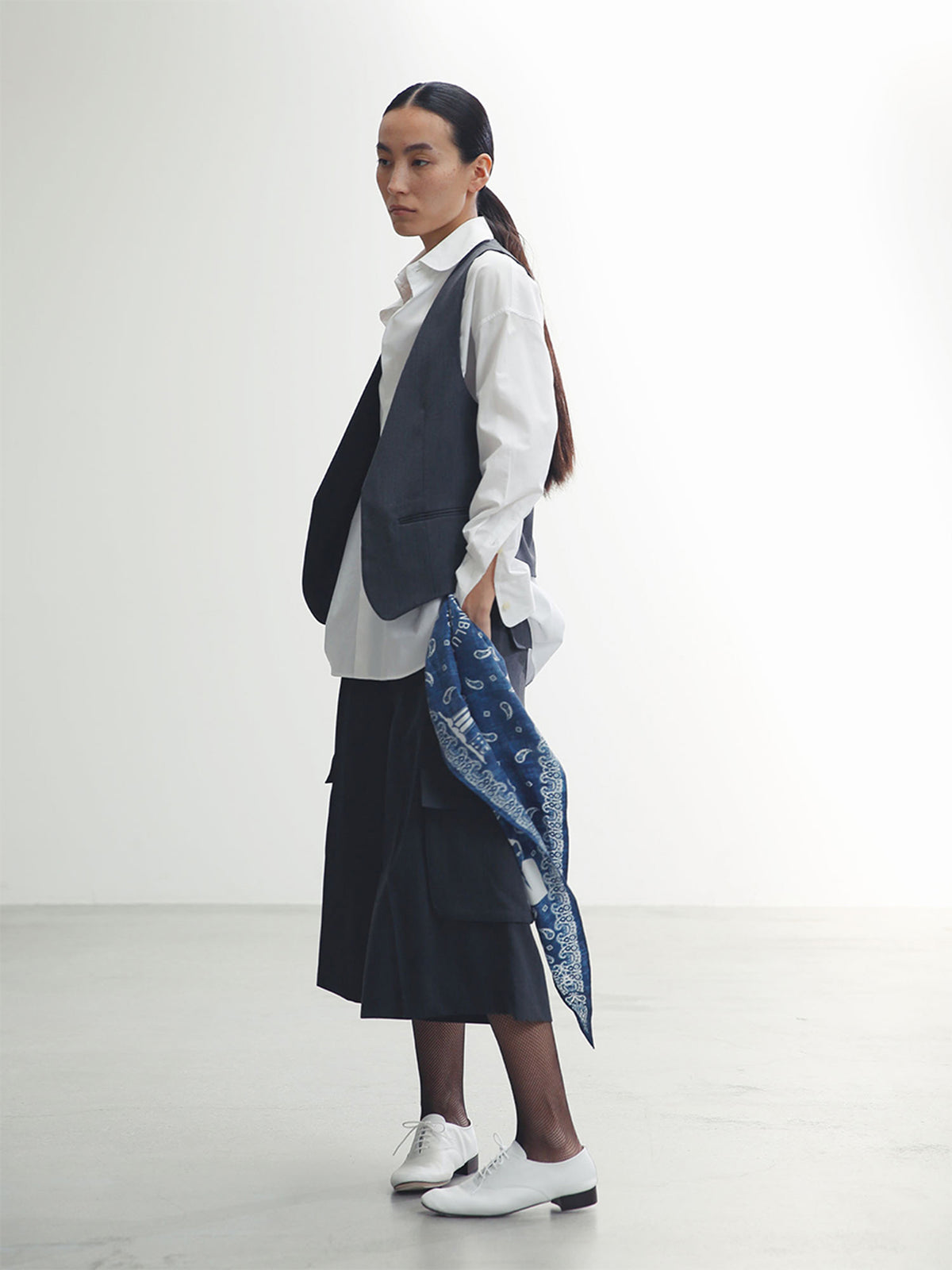 GILET SANS BOUTONS CHEVRONS