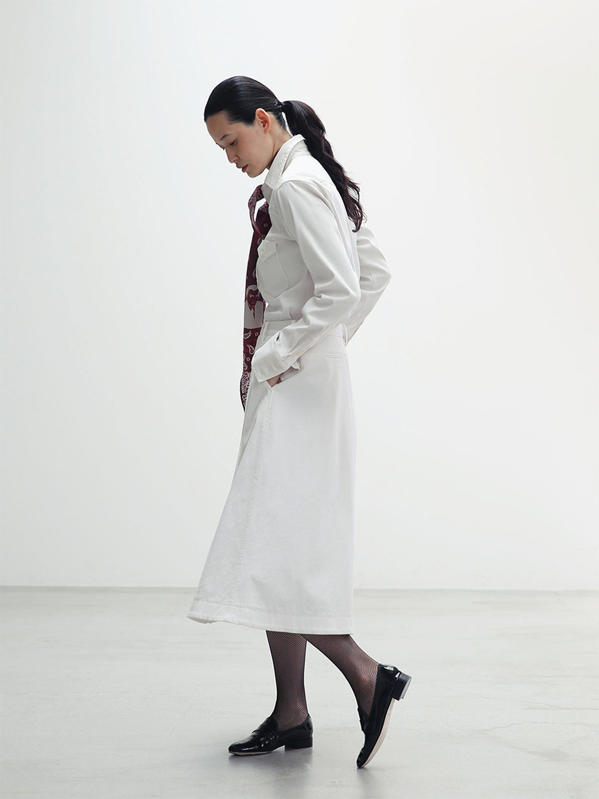 ROBE JUPE ÉVASÉE PIQUÉE